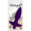 Corked 02 Silicone Anal Plug Waterproof Medium	- Purple