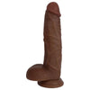 Jock Dong With Balls 9 inches Chocolate Brown