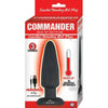 Commander Essential Vibrating Hot Plug Heating Magnetic Charging 3 Function Waterproof Black