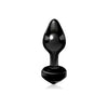 Icicles No. 44 Black Glass Butt Plug