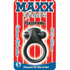 Maxx Gear Teaser Ring Black Vibrating Cockring