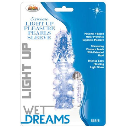 Light Up Extreme Pleasure Pearls Sleeve Blue