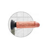 King Cock 6 inches Vibrating Dildo Beige