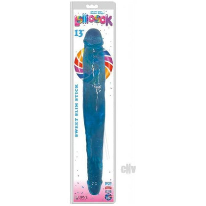 Lollicock 13 inches Sweet Slim Stick Double Dildo Blue