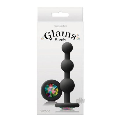 Glams Ripple Rainbow Gem Black