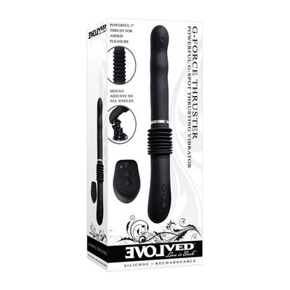 Evolved G-force Thruster Rechargeable Silicone - Black