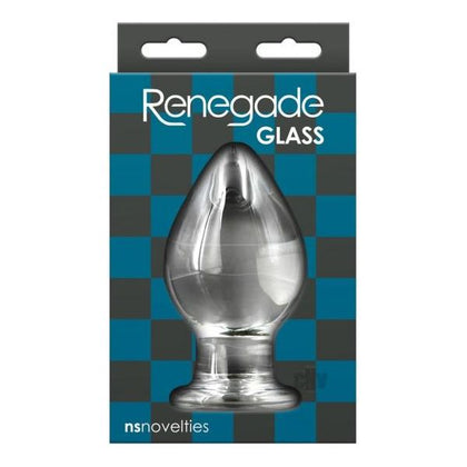 Renegade Glass Knight Anal Plug - Clear