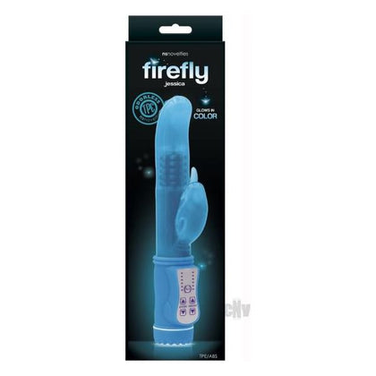 Firefly Jessica Rotating Rabbit Vibrator - Blue