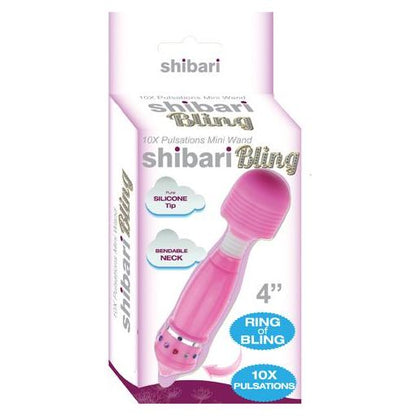 Hello Sexy Bling Mini Wand Rechargeable 10x Pink