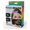 Maskerade Masks - Pride/gay Again/rainbow Kiss - 3-pack