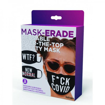 Maskerade Masks - F Covid/wtf?/new Normal - 3-pack.