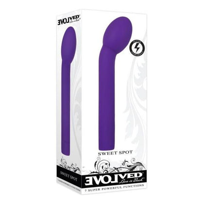 Evolved Sweet Spot Rechargeable Silicone Purple