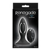 Renegade V2 Rechargeable Anal Plug With Remote - Black