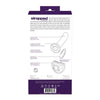 Vedo Strapped Rechargeable Vibrating Strap-on Deep Purple