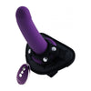 Vedo Strapped Rechargeable Vibrating Strap-on Deep Purple