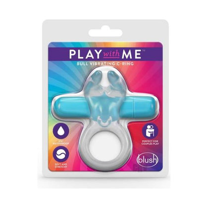 Play With Me - Bull Vibrating C-ring - Blue