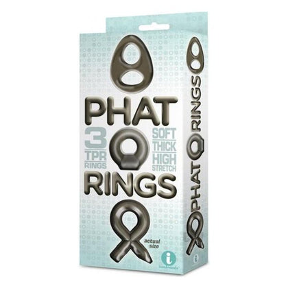 The 9's Phat Rings Smoke 2 Chunky Cock Rings