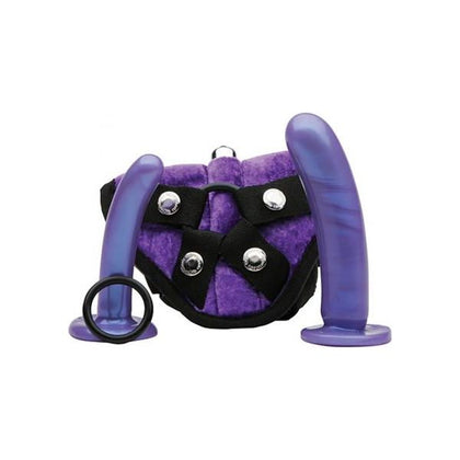 Tantus Bend Over Intermediate Harness Kit - Purple Haze - Barrier Bag