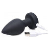 Silicone Vibrating Led Plug - Medium