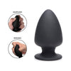 Squeezable Small Anal Plug - Black