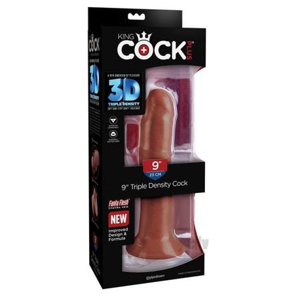 King Cock Plus 8 In. Triple Density Cock Brown