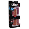 King Cock Plus 8 In. Triple Density Cock Brown