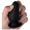 Squeezable Small Anal Plug - Black