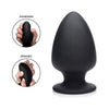 Squeezable Large Anal Plug - Black