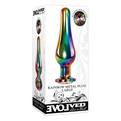 Evolved Rainbow Metal Plug Large