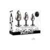 Evolved Black Gem Anal Plug Set 3 Pc