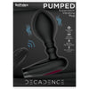 Decadence Pumped Expanding Plug With Remote Control Black