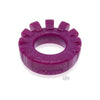 Oxballs Cock-lug Lugged Cockring Silicone Plum