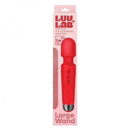 Luv Lab Lw96 Large Wand Silicone Red