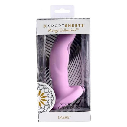 Merge Lazre 6 In. Suction Cup G-spot Dildo Pink