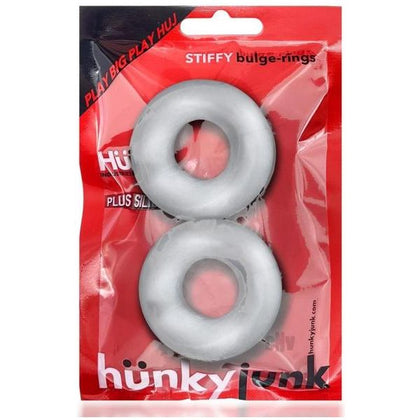 Oxballs Stiffy 2-pack Bulge Cockrings Silicone Tpr Clear Ice