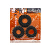 Oxballs Bonemaker 3-pack Boner Cockring Kit Flextpr Black