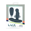 Lux Active Revolve 4.5 In. Rotating And Vibrating Silicone Massager Black