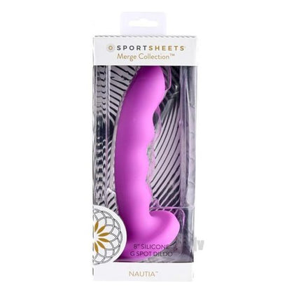 Merge Nautia 8 In. Suction Cup G-spot Dildo Fuchsia