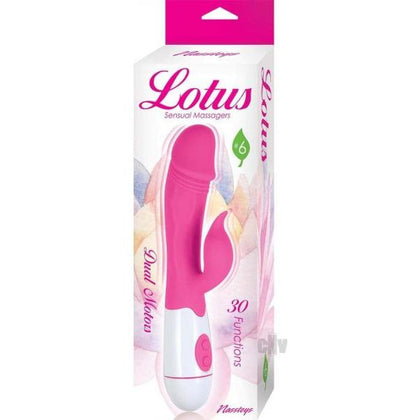 Lotus Sensual Massagers #6 Dual Stimulator Silicone Pink