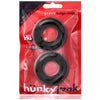 Oxballs Stiffy 2-pack Bulge Cockrings Silicone Tpr Tar Ice