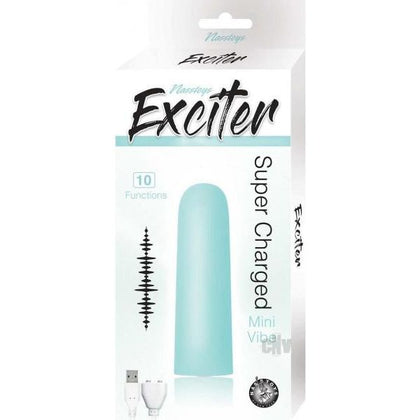 Exciter Mini Vibe Rechargeable Silicone Aqua