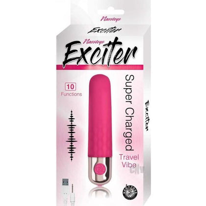 Exciter Travel Vibe Rechargeable Silicone Pink