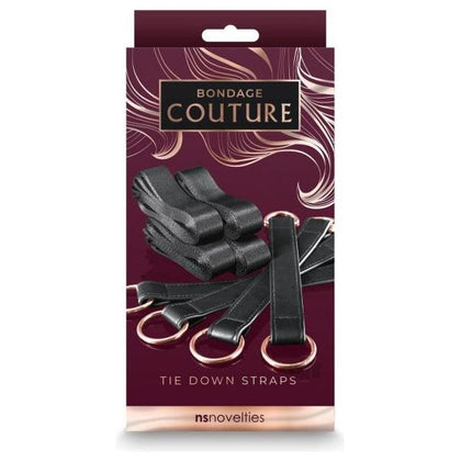 Bondage Couture Tie Down Straps Black