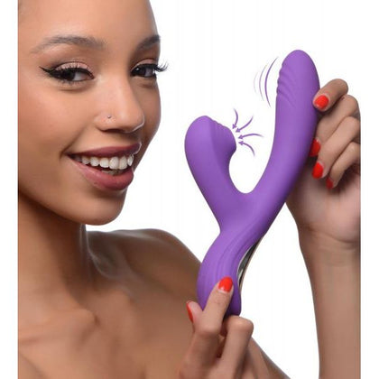 Power Bunny Shivers Suction Dual Stimulator Purple