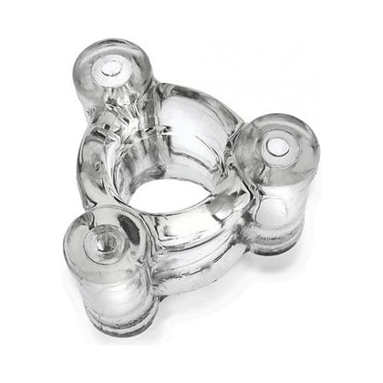 Oxballs Buzz Squeeze Triple-vibe Ballstretcher Flextpr Clear