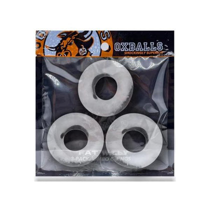 Oxballs Fat Willy 3-pack Jumbo Cockrings Flextpr Clear