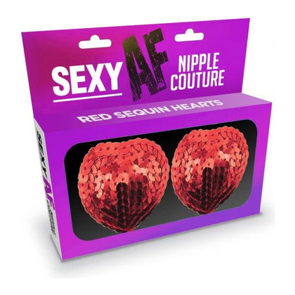 Sexy Af Nipple Couture Red Hearts Pasties