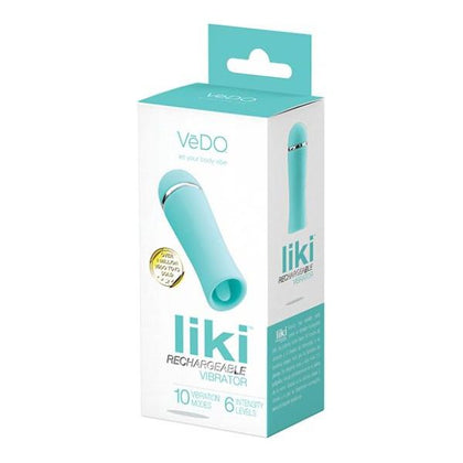 Vedo Liki Rechargeable Flicker Vibe Tease Me Turquoise