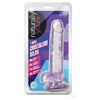 Naturally Yours Crystalline Dildo 7 In. Amethyst