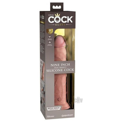 King Cock Elite Silicone Dual-density Cock 9 In. Light